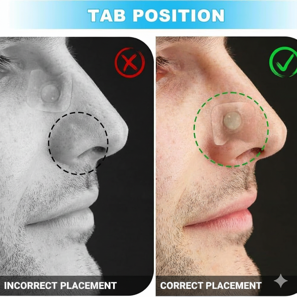 Magnetic Breathing Nasal Strips Set