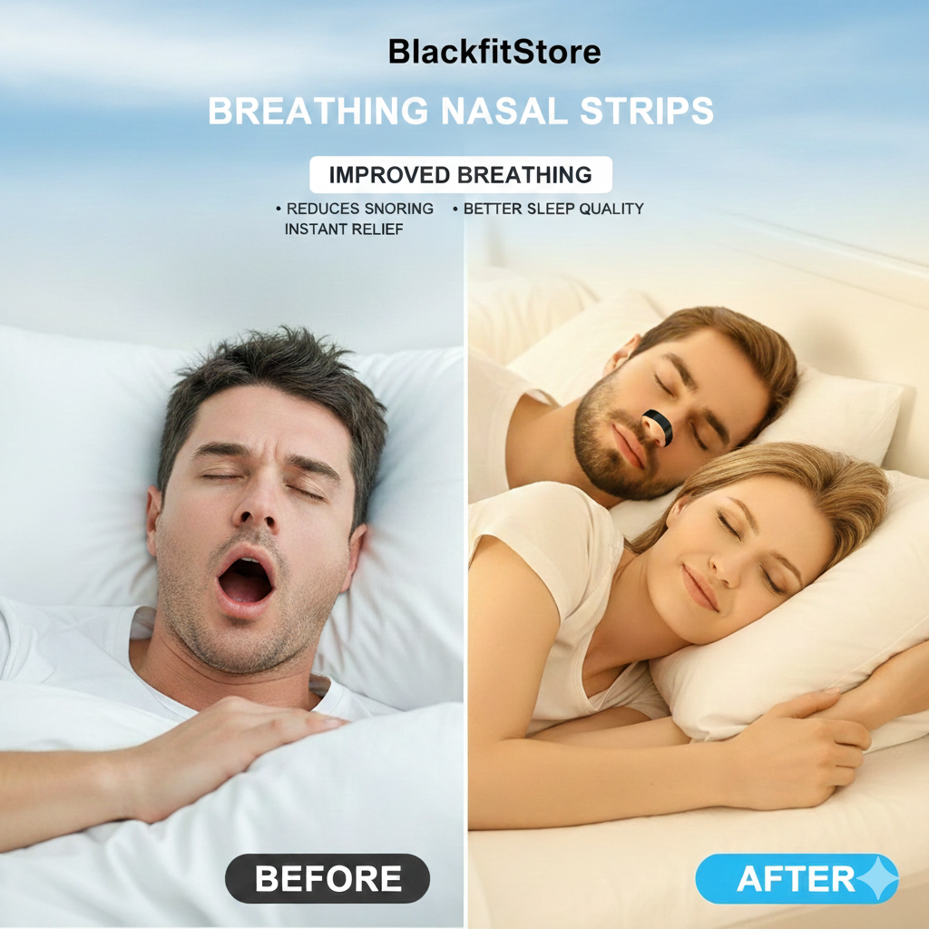 Magnetic Breathing Nasal Strips Set