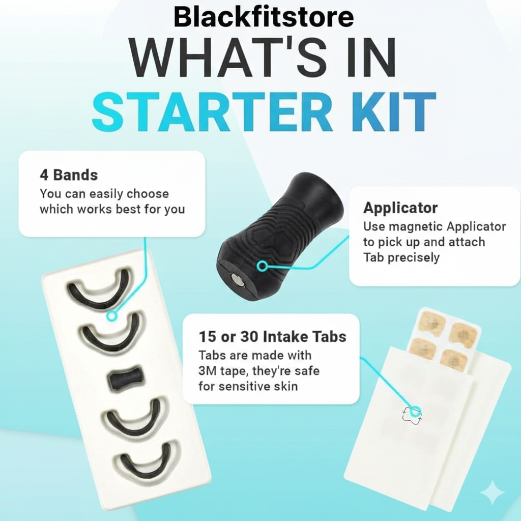 Magnetic Breathing Nasal Strips Set