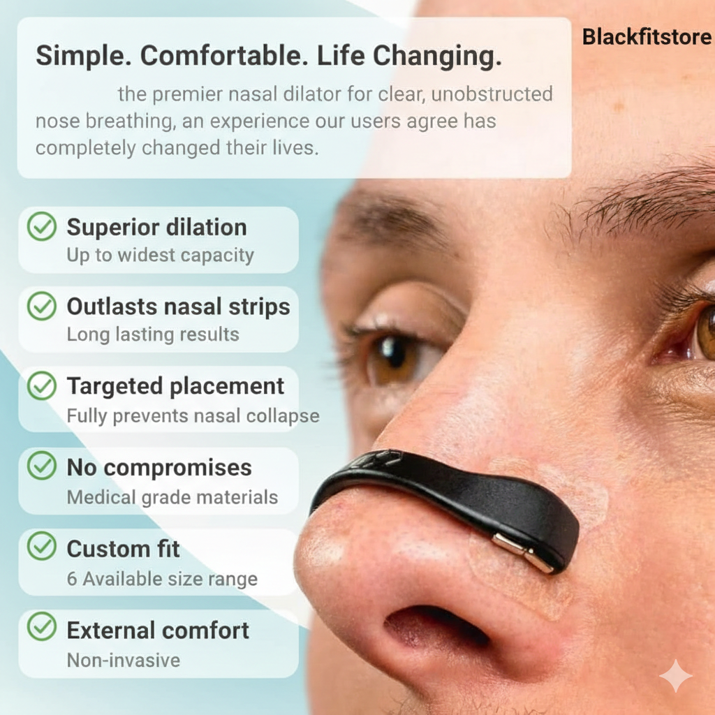 Magnetic Breathing Nasal Strips Set