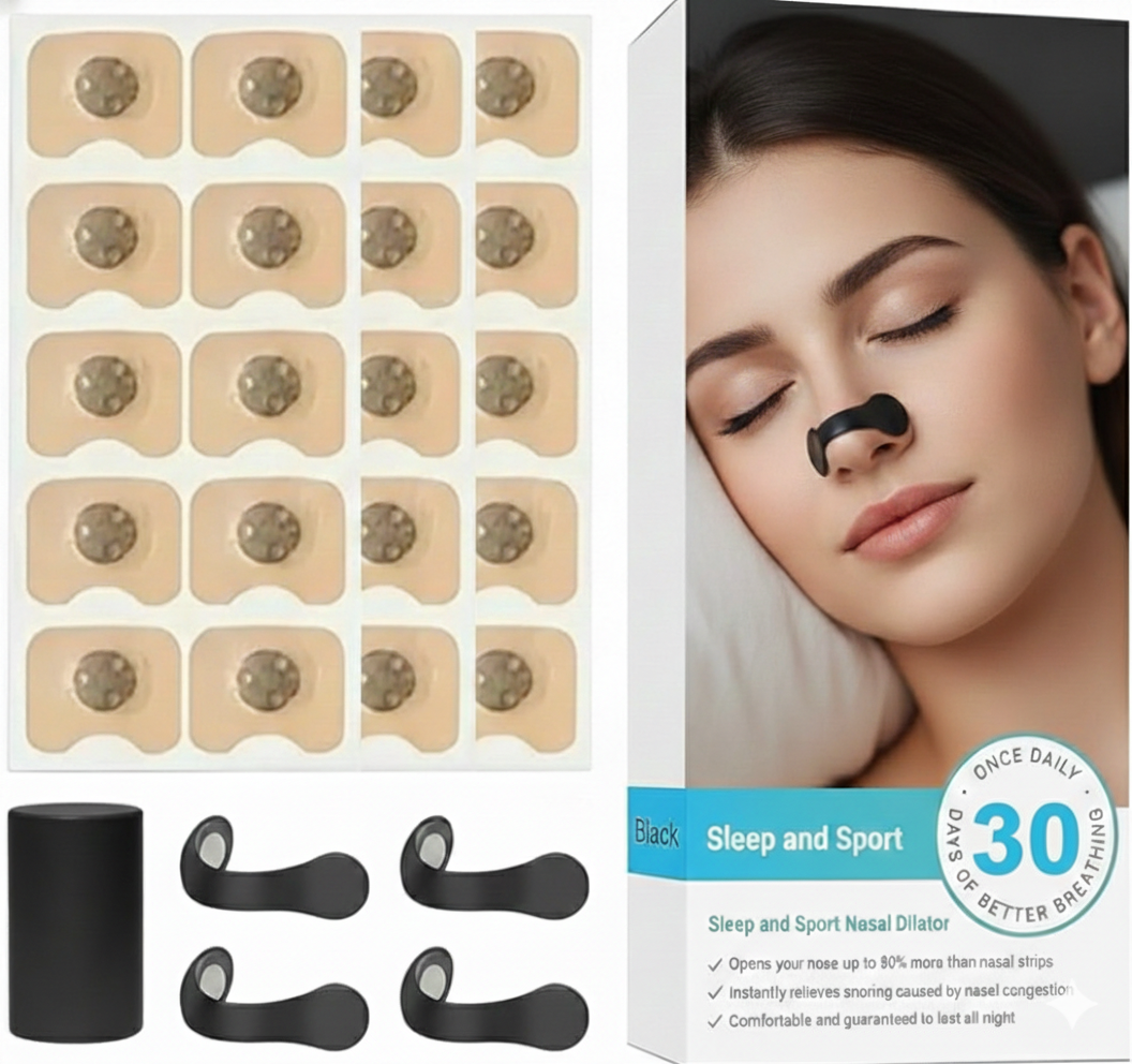 Magnetic Breathing Nasal Strips Set